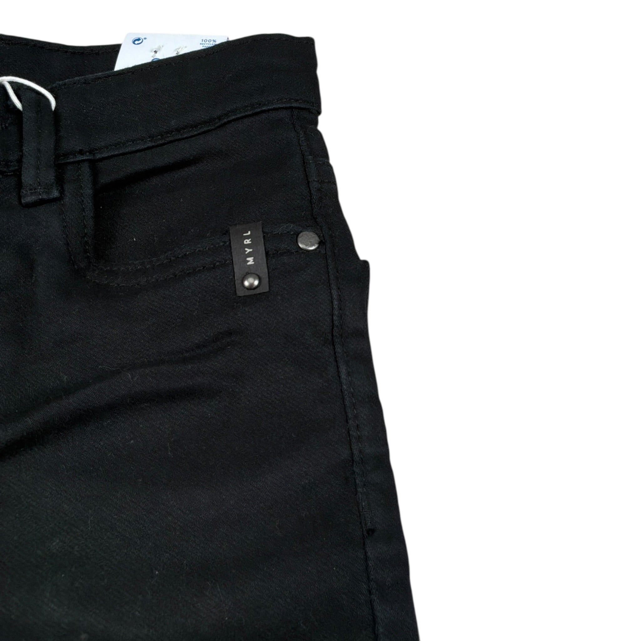 Mayoral Pantalone tinta unita con Girovita Regolabile Nero per Bambino 4539 NERO MAYORAL 