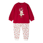 Mayoral Pigiama 2 Pezzi Shirt-Pantalone Rosso per Bambina 4757 ROSSO MAYORAL 