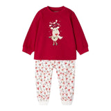 Mayoral Pigiama 2 Pezzi Shirt-Pantalone Rosso per Bambina 4757 ROSSO MAYORAL 