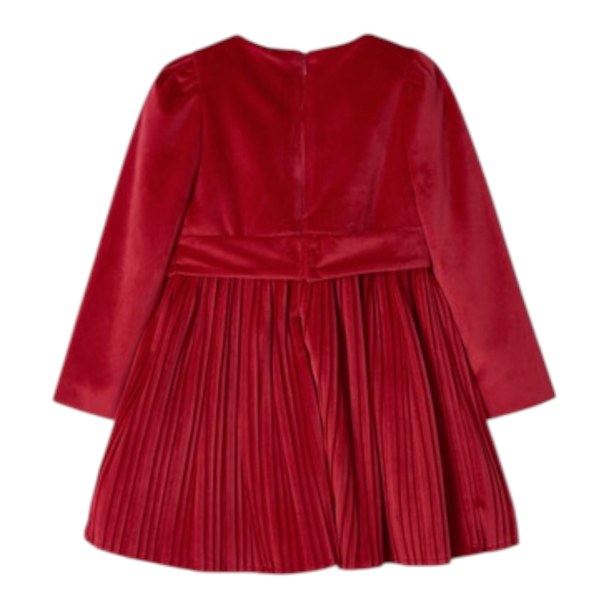 Mayoral Abito Manica Lunga Tinta Unia Rosso per Bambina 4954 ROSSO MAYORAL 