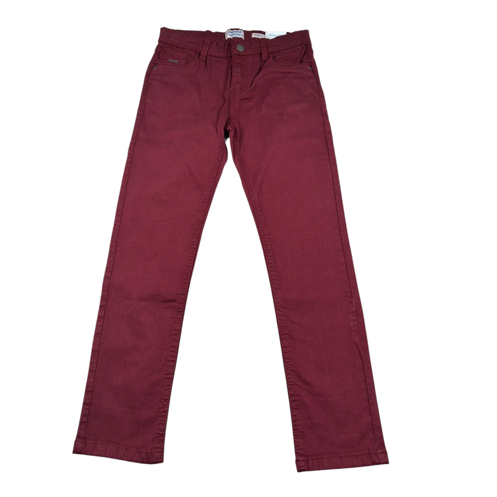 Mayoral Pantalone tinta unita con Girovita Regolabile Bordeaux per Bambino 51711 BORDEAUX MAYORAL 