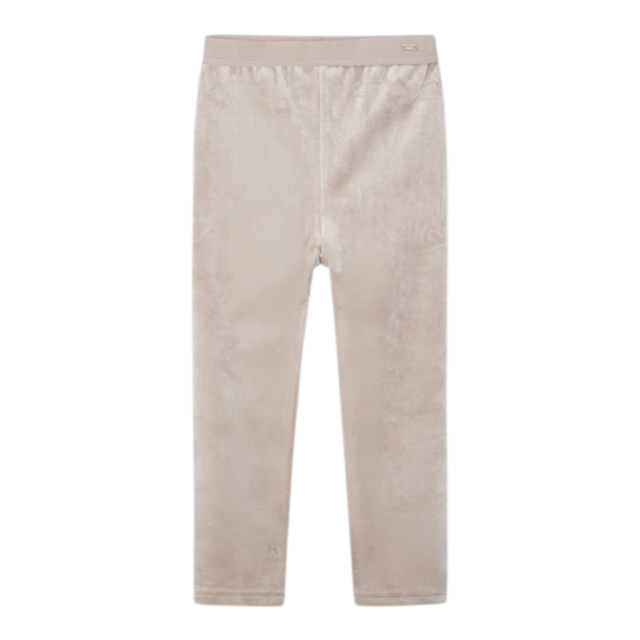 Mayoral Leggins tinta unita In Velluto Beige per Bambina 712 BEIGE MAYORAL 