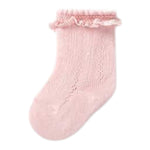 Mayoral Calzini tinta unita con Ricami Rosa per Neonata 9923 ROSA MAYORAL 