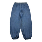 Meilisa Bai Jeans tinta unita con Profili In Contrasto Blu per Bambina FL6632 BLU MEILISA BAI 