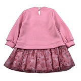 Meilisa Bai Abito Manica Lunga tinta unita Rosa per Neonata FL6691 ROSA MEILISA BAI 