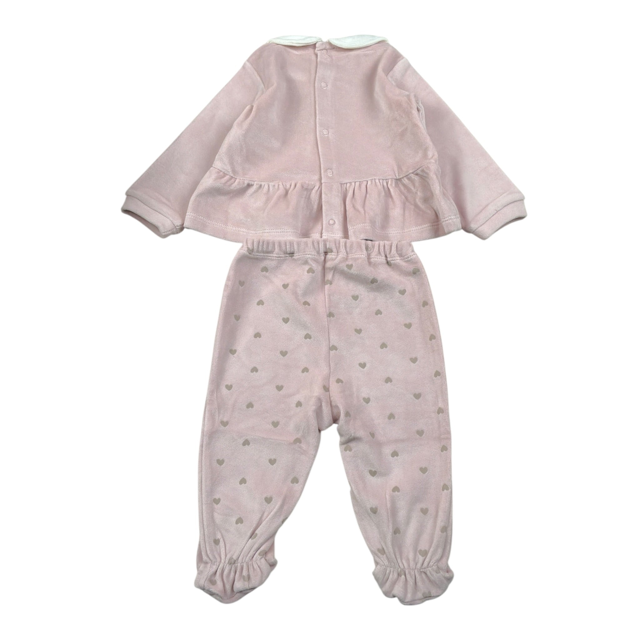 Melby Completo 2Pz Maglia-Ghettina tinta unita Rosa per Neonata 25Q0261 ROSA MELBY 