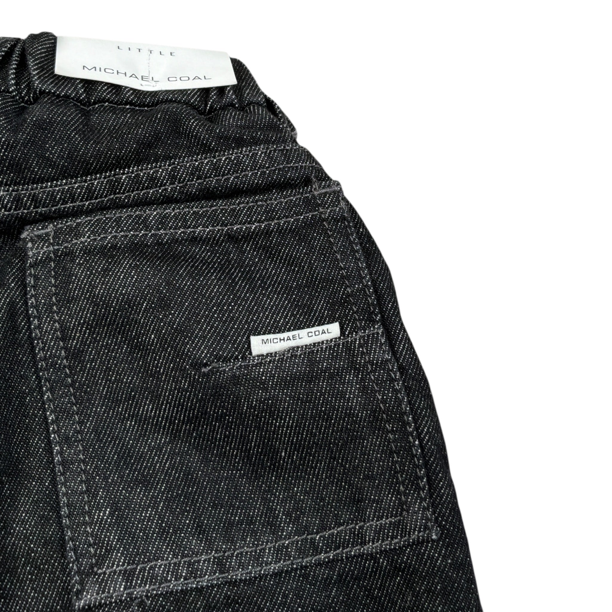 Michael Coal Jeans tinta unita con Girovita Regolabile Blu per Neonato 1171W26 BLU MICHAEL COAL 