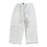 Michael Coal Pantalone tinta unita con Elastico In Vita Bianco per Bambino 3211F25 BIANCO MICHAEL COAL 