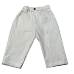 Michael Coal Pantalone tinta unita con Elastico In Vita Bianco per Neonato 3211F25N BIANCO MICHAEL COAL 