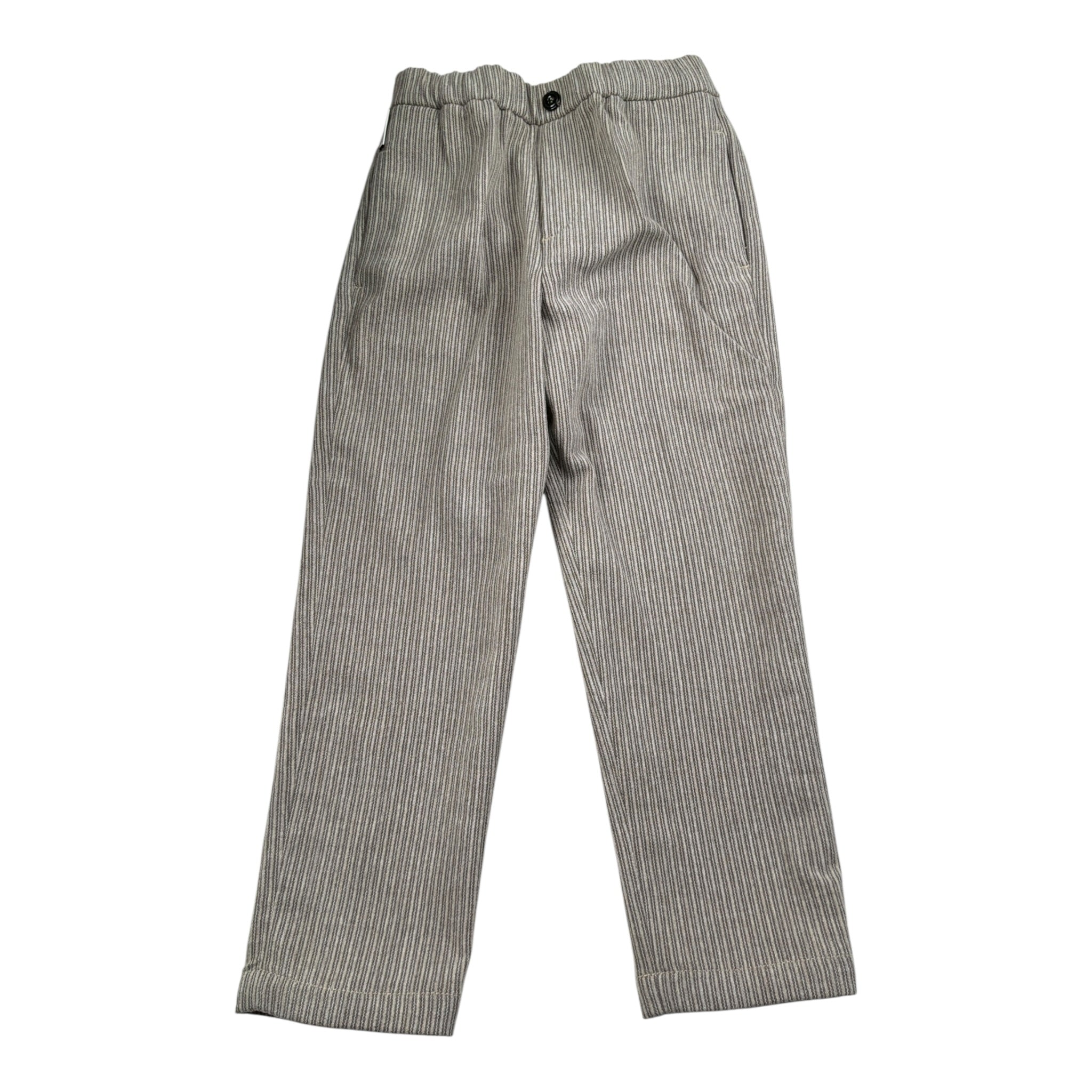 Michael Coal Pantalone tinta unita con Elastico In Vita Grigio per Bambino LITADA3124 GRIGIO MICHAEL COAL 