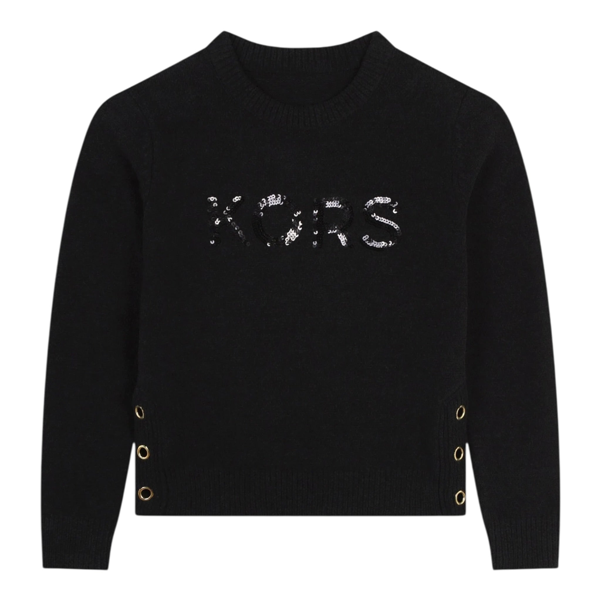Michael Kors Maglia Girocollo Timta Unita con Paillettes Nero per Bambina R30156 NERO MICHAEL KORS 