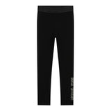Michael Kors Leggins tinta unita con Logo Nero per Bambina R30178 NERO MICHAEL KORS 