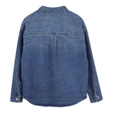 Michael Kors Camicia In Denim tinta unita Blu per Bambina R30438 BLU MICHAEL KORS 