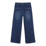 Michael Kors Jeans tinta unita con Girovita Regolabile Blu per Bambina R30447 BLU MICHAEL KORS 