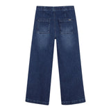 Michael Kors Jeans tinta unita con Girovita Regolabile Blu per Bambina R30447X BLU MICHAEL KORS 