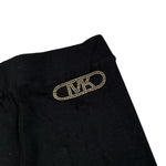 Michael Kors Leggins tinta unita con Logo Nero per Bambina R30448 NERO MICHAEL KORS 