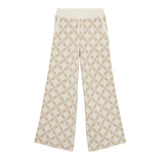 Michael Kors Pantalone tinta unita Modello Palazzo Panna per Bambina R30452 PANNA MICHAEL KORS 