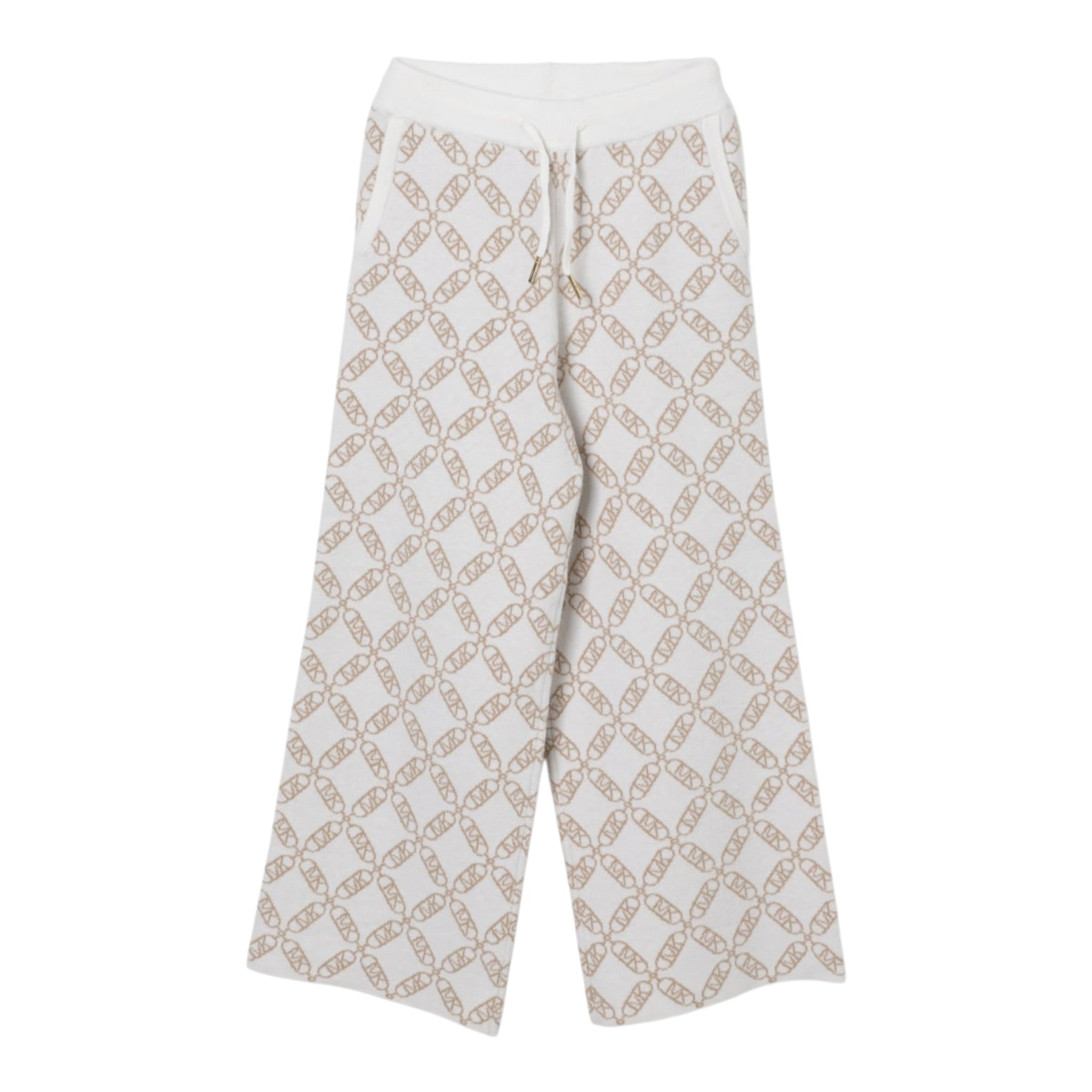 Michael Kors Pantalone tinta unita Modello Palazzo Panna per Bambina R30452X PANNA MICHAEL KORS 
