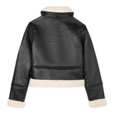 Michael Kors Montone tinta unita con Pelliccia Marrone per Bambina R30455 MARRONE MICHAEL KORS 