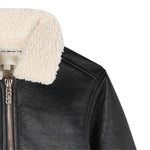 Michael Kors Montone tinta unita con Pelliccia Marrone per Bambina R30455X MARRONE MICHAEL KORS 