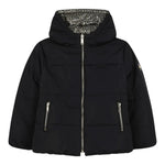 Michael Kors Giubbino Modello Reversibile con Zip E Cappuccio Nero per Bambina R30456 NERO MICHAEL KORS 