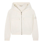 Michael Kors Felpa con Zip E Cappuccio tinta unita Crema per Bambina R30471XX CREMA MICHAEL KORS 