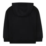 Michael Kors Felpa tinta unita con Stampa E Cappuccio Nero per Bambina R30473 NERO MICHAEL KORS 