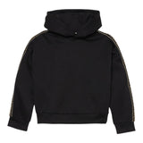 Michael Kors Felpa tinta unita con Profili In Contrasto Nero per Bambina R30478X NERO MICHAEL KORS 