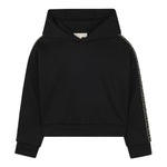 Michael Kors Felpa tinta unita con Profili In Contrasto Nero per Bambina R30478XX NERO MICHAEL KORS 