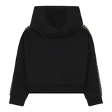 Michael Kors Felpa tinta unita con Profili In Contrasto Nero per Bambina R30478XX NERO MICHAEL KORS 