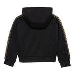 Michael Kors Felpa tinta unita con Profili In Contrasto Nero per Bambina R30478XXX NERO MICHAEL KORS 