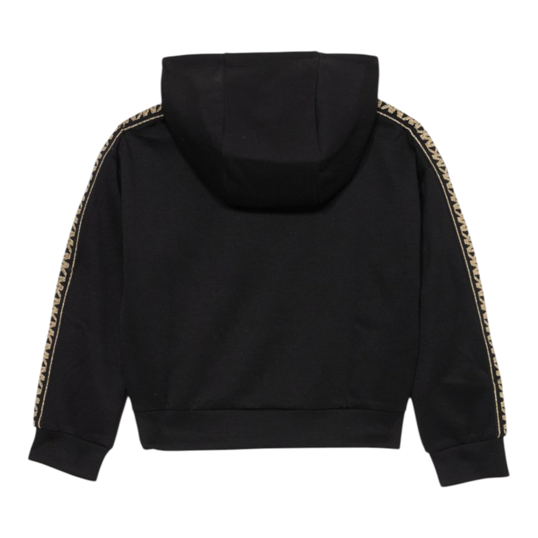 Michael Kors Felpa tinta unita con Profili In Contrasto Nero per Bambina R30478XXX NERO MICHAEL KORS 