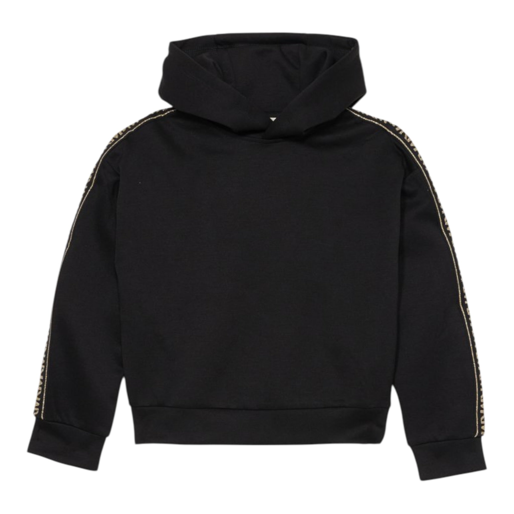 Michael Kors Felpa tinta unita con Profili In Contrasto Nero per Bambina R30478XXX NERO MICHAEL KORS 