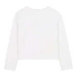 Michael Kors Shirt Girocollo tinta unita con Logo Bianco per Neonata R30495N BIANCO MICHAEL KORS 