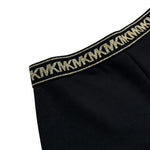 Michael Kors Pantalone tinta unita Modello Zampa con Elastico In Vita Logato Nero per Bambina R30496 NERO MICHAEL KORS 