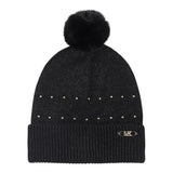 Michael Kors Cappello tinta unita con Applicazioni Nero per Bambina R30517 NERO MICHAEL KORS 