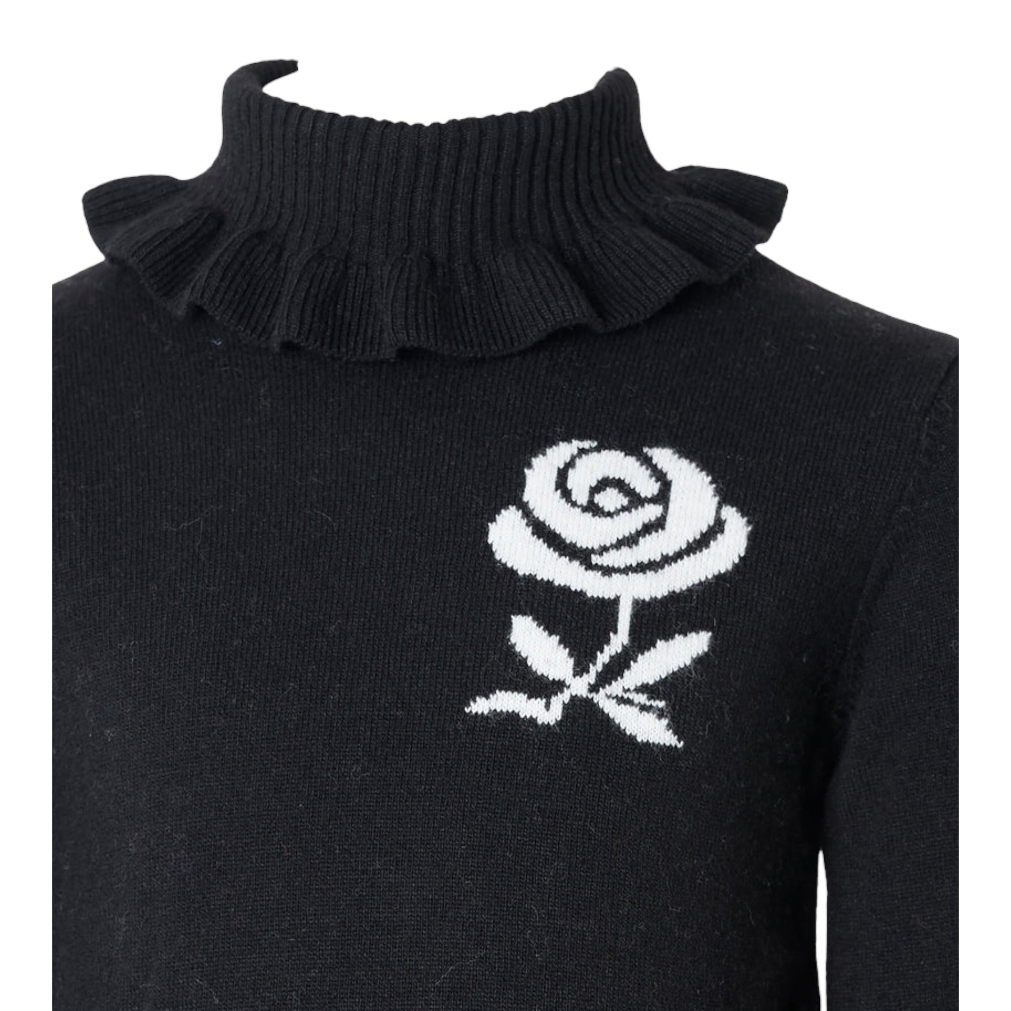 Mimisol Maglia Collo Alto tinta unita Nero per Bambina MFMA052 NERO MIMISOL 