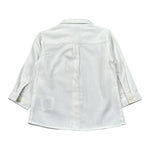 Mini Banda Camicia tinta unita Manica Lunga Bianco per Neonato 0112 BIANCO MINI BANDA 