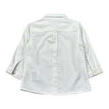 Mini Banda Camicia tinta unita Manica Lunga Bianco per Neonato 0112 BIANCO MINI BANDA 