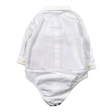 Mini Banda Camicia Modello Body tinta unita Bianco per Bambino 31625 BIANCO MINI BANDA 