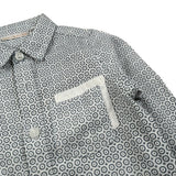 Mini Banda Camicia tinta unita con Fantasia Bianco per Neonato 3620 BIANCO MINI BANDA 