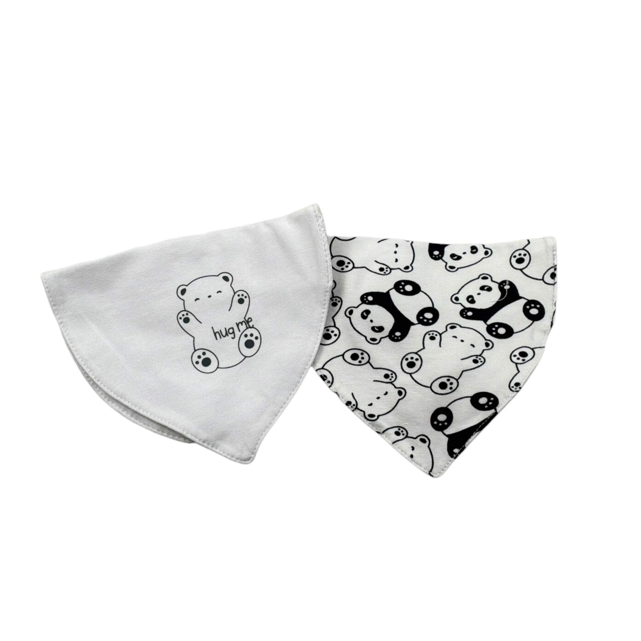 Mini Banda Set 2 Pezzi Bavette Panna per Neonato 36321 PANNA MINI BANDA 