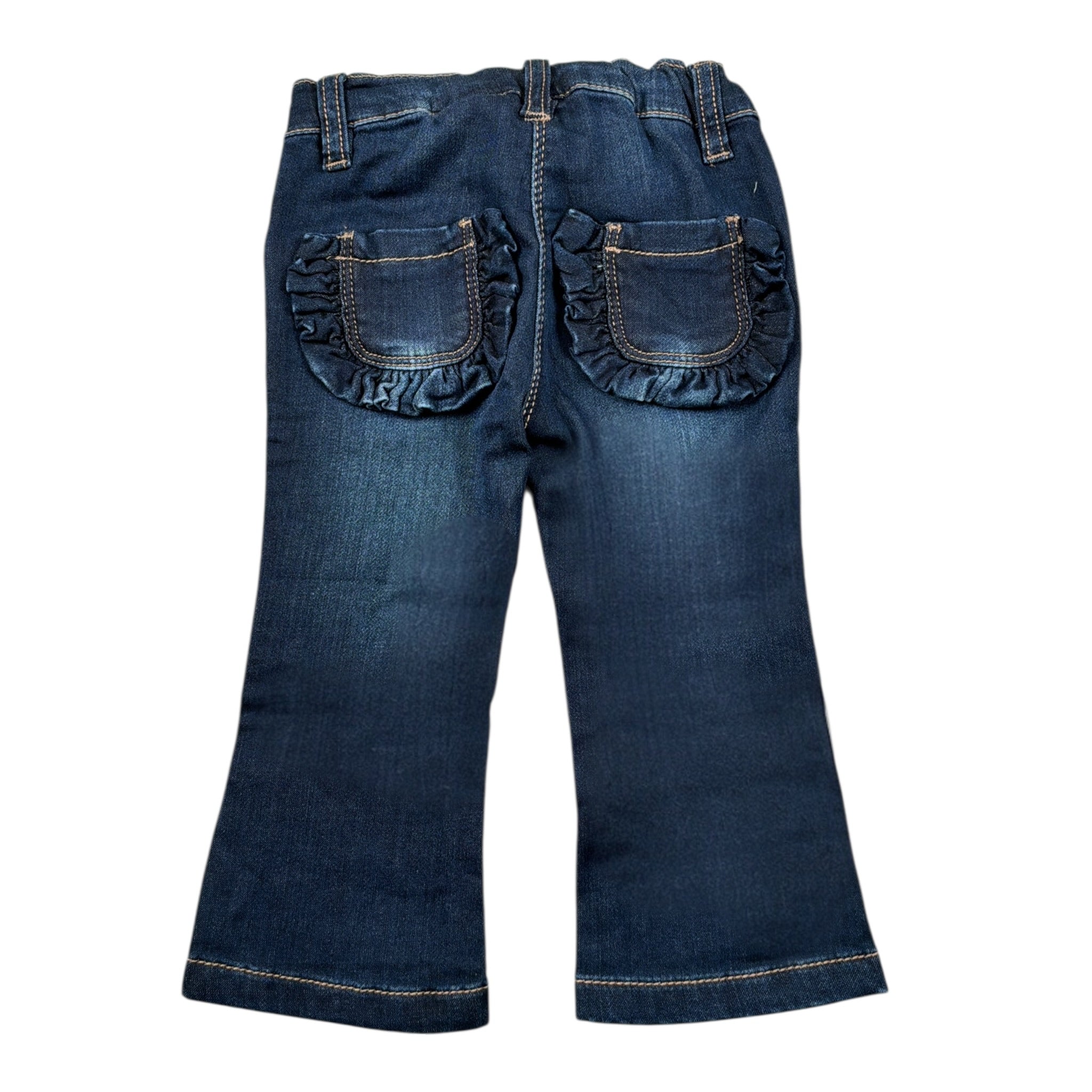 Mini Banda Jeans tinta unita con Girovita Regolabile Blu per Neonata 3A721 BLU MINI BANDA 