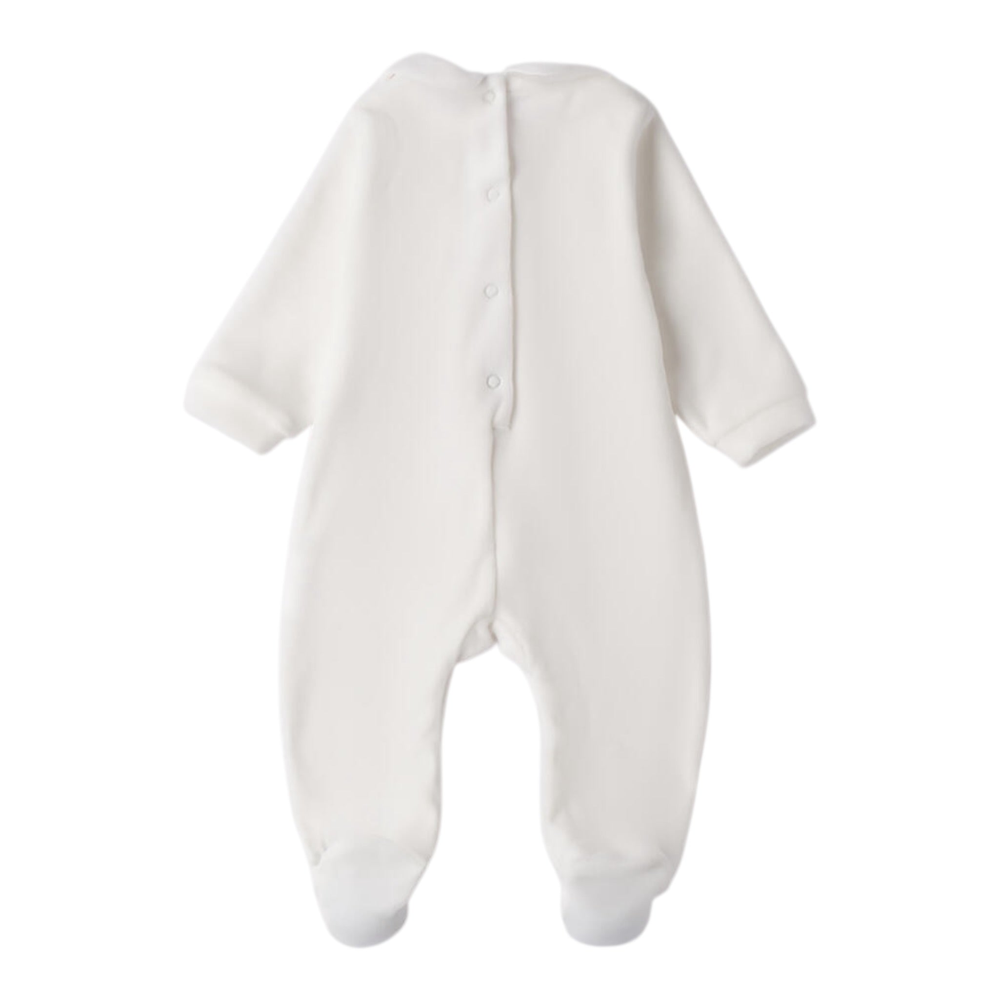 Mini Banda Tutina Manica Lunga tinta unita Panna per Neonato 3F755 PANNA MINI BANDA 