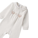 Mini Banda Tutina Manica Lunga tinta unita Panna per Neonato 3F755 PANNA MINI BANDA 