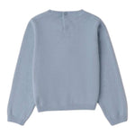 Minibanda Maglia tinta unita con Stampa Azzurro per Bambina 0F334 AZZURRO MINIBANDA 