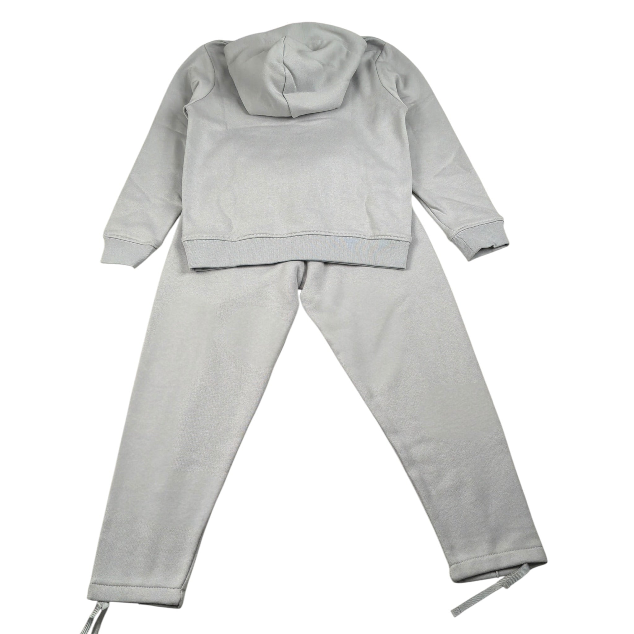 Minimal Completo 2 Pezzi Felpa-Pantalone tinta unita Grigio per Bambina M0021 GRIGIO MINIMAL 