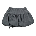 Miss Grant Gonna tinta unita con Elastico In Vita Grigio per Bambina MG1190 GRIGIO MISS GRANT 