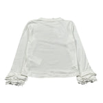 Miss Grant Shirt tinta unita con Stampa Bianco per Bambina MG1407X BIANCO MISS GRANT 