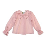 Miss Grant Camicia Manica Lunga tinta unita Rosa per Neonata MG1409N ROSA MISS GRANT 